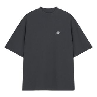 New Balance NB Logo Cotton T-shirt Asia Sizing Grey AMT41333-ACK