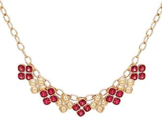 T Tahari Crystal Cluster Statement Necklace in Gold Tone at Nordstrom Rack