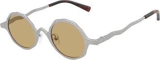 Emporio Armani EA2166 3015/2 Mens Sunglasses Silver Size 41