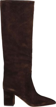 PARIS TEXAS Anja Boot 70 - Dames - Laarzen met Hak - Bruin - 40 EU - Leer - Schoenen