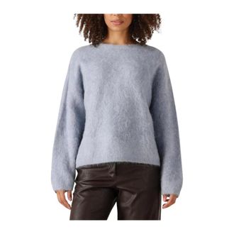 Knit-ted Dames, Truien, Blauw, Maat: L