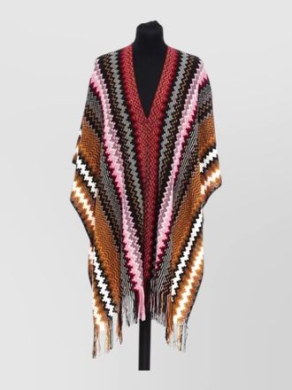 Missoni wool poncho