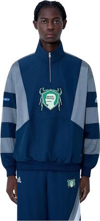 adidas BD FB Track Sweatshirt - Heren - Trainingsjackets - Blauw - M - Fitness