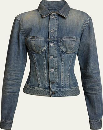 Balenciaga Corset Denim Jacket