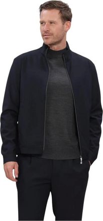 Stefano Lauran Sl-Camiel Jas - Heren - Jassen - Blauw - Maat: L Viscose
