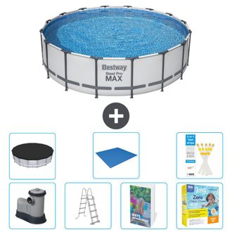 Bestway Piscina Bestway Steel Pro Max Redonda - 488x122 Cm - 8-piezas S546