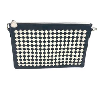 Bottega Veneta Pre-owned Vintage Clutch Bag - Dames - Pre-owned - Zwart - Maat: ONE Size Leer