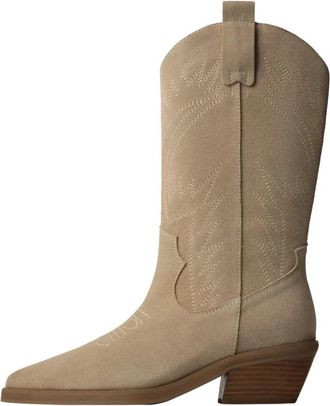 L37 Holly Leaves - Dames - Cowboylaarzen - Beige - 42 EU - Leer - Schoenen