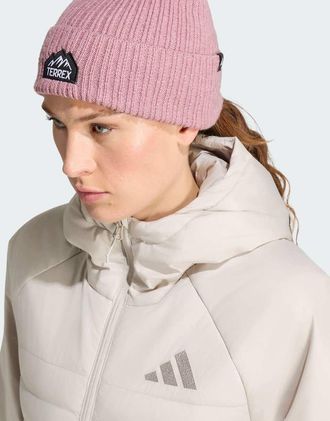 adidas Terrex multi climawarm - Giacca isolante con cappuccio beige/beige-Neutro