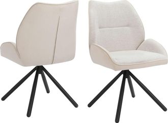 HOME AFFAIRE Esszimmerstuhl »Granilu« (Set) gepolstert, Bezug Vorderseite Webstoff, Rückseite Velvet