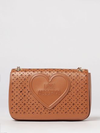 Love Moschino Borsa Love Moschino in pelle sintetica con cuori traforati