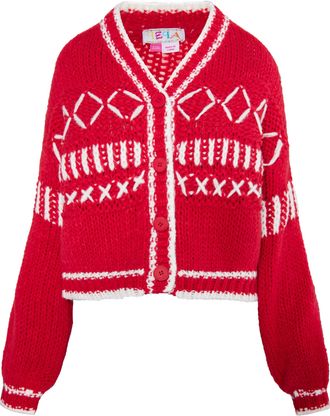 Izia Vest Dames rood wit