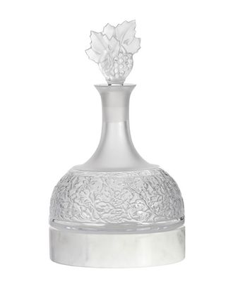 Lalique Wine Refresher Marble Base For The Versailles Decanter