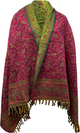 Tibet GREEN PINK SOFT WARM WOOLEN WINTER SCARF HANDMADE LUXURIOUS SCARF SHAWL WRAP DECORATION BLANKET OVERSIZED REVERS ABLE WINTER SCARF PURE YAK WOOL SCARF
