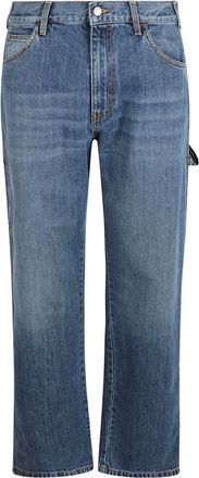 Alexander McQueen Alexander McQueen, Straight Jeans, male, Blue, Size: L Alexander McQueen Jeans Blue