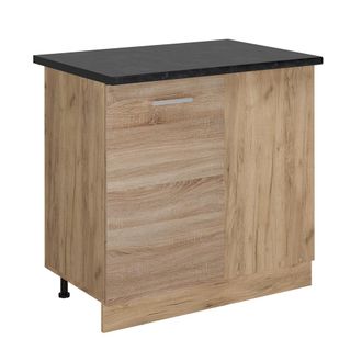 Vicco Armario De Esquina R-line, Sonoma, 86 Cm, Et Antracita