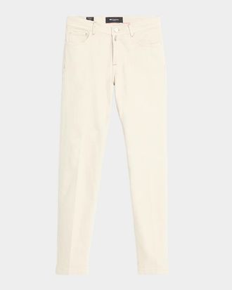 Kiton Men & apos;s Five-Pocket Straight Fit Pants