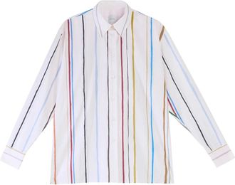 Paul Smith Shirts, female, Multicolor, Size: 2XS Camicia Riga Pittore