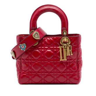 Dior Pre-owned Dior Small Crinkled Patent Cannage My ABCDior Lady Satchel Ladies XJBRYZV4VM1XZ7T4