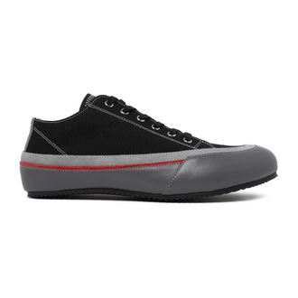 Maison Margiela Schoenen, Heren, Zwart, 41 EU, Canvas & Rubber Lage Sneakers