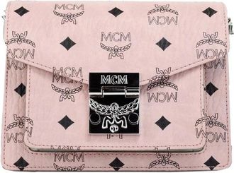 MCM Borsa a tracolla in pelle monogrammata - - Bags - Donna - Multicolore - ONE SIZE