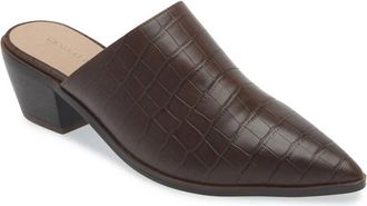 Chocolat Blu Womens Cellia Croco Heel In Brown