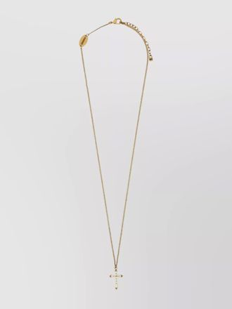 Dsquared2 adjustable chain cross pendant necklace