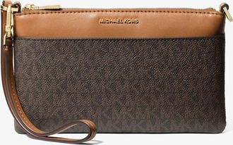 Michael Kors Jet Set Medium Signature Logo Wristlet