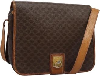Celine Pre-owned Leather celine-bags - Dames - Vintage Schoudertas - Bruin - ONE Size - Leer - Vintage