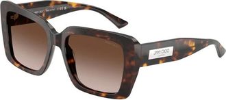 Jimmy Choo London Authentieke Bril met Topkwaliteit - Dames - Zonnebrillen - Bruin - 54 MM - Accessoires