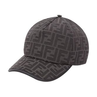 Fendi Baseball FF - Heren - Accessoires - Zwart - Maat: ONE Size Katoen