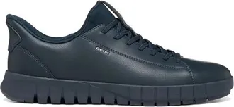 Geox U Flextride Plus - Heren - Sneakers - Blauw - 42 EU - Leer - Schoenen