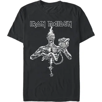 Iron Maiden Mens Iron Maiden Seventh Son of a Seventh Son Black and White Graphic T-Shirt at Nordstrom, Size Xxx-Large