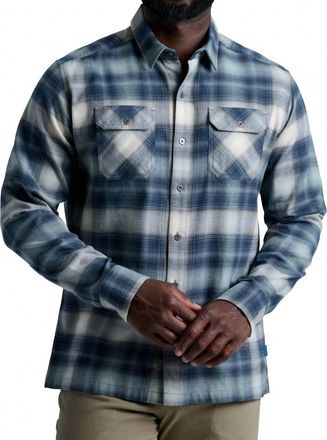 K&uuml;hl Dillingr Flannel Long Sleeve Shirt In Fog Harbor