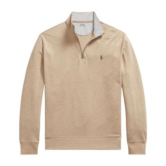 Ralph Lauren Hoodies & sweatvesten, Heren, Beige, S, Zip-through Sweater