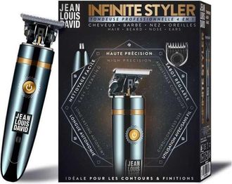 Jean Louis David Cortadora Multiusos 4 En 1 - Jean Louis David - Infinite Styler - Barba, Contornos, Precisi&oacute;n, Nariz Y Orejas - Bater&iacute;a De Litio-i&oacute;nico