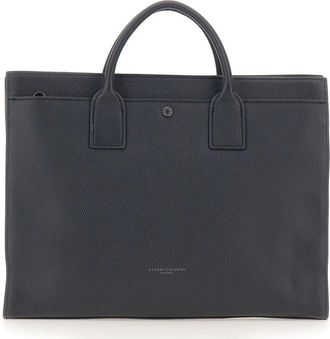 Gianni Chiarini Florence - Heren - Laptoptassen - Blauw - ONE Size - Leer - Tassen