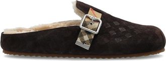 Burberry Urchin Mules - Heren - Slip ons - Bruin - 43 EU - Leer - Schoenen