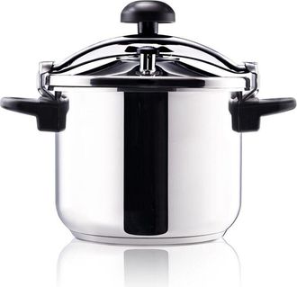 Taurus Classic Moments 8L - Pentola a pressione, capacit&agrave; 8L, valvola di regolazione della pressione de, cold touch, per tutti i fornelli, lavabile in