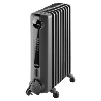 DeLonghi Oil Filled Radiator, 2000 Watt, TRRS0920E.G in Grey | Size: Single