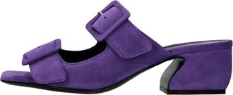 Sergio Rossi Su&egrave;de Mules - Dames - Muiltjes - Paars - 41 EU - Su&egrave;de - Schoenen