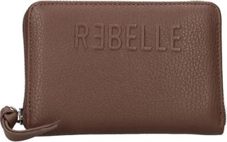 Rebelle Accessoires, Dames, Bruin, ONE Size, Leer, Leren Portemonnee