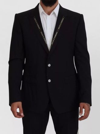 Dolce & Gabbana wool slim-fit suit jacket