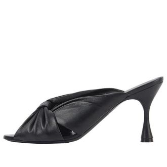 Balenciaga (WMNS) Balenciaga Small High Heels Black Slippers 617574WA2M01000