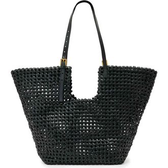 AllSaints Ara East/West Knot Tote in Black at Nordstrom