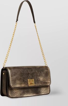 Golden Goose gioia distressed bull leather shoulder bag