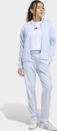 adidas Trainingsanzug ADIDAS SPORTSWEAR DAYREADY, Damen, Gr. XXL, crystal sky, Obermaterial: 100% Polyester, Sportanz&uuml;ge Trainingsanzug