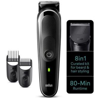 Braun Recortadora Multirech 6 En 1, Pelo, Barba, Nariz, Orejas, Cuerpo, 0,5 A 21mm Au - Mgk3440