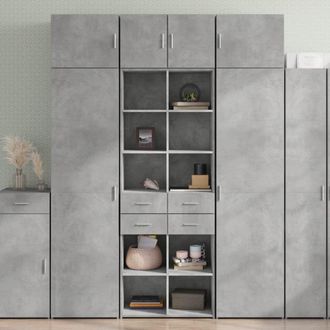 Berkfield Home Highboard Concrete Grey 70x42.5x185 cm Engineered Wood