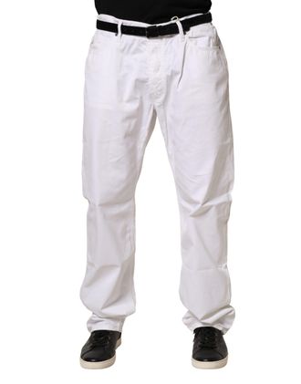 Fay Fay Cotton Stretch Straight Casual Men blue Trouser Mens Jeans (Pre-Owned)